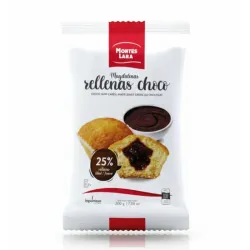 Magdalenas Rellenas de Chocolate Montes Lara - 200g