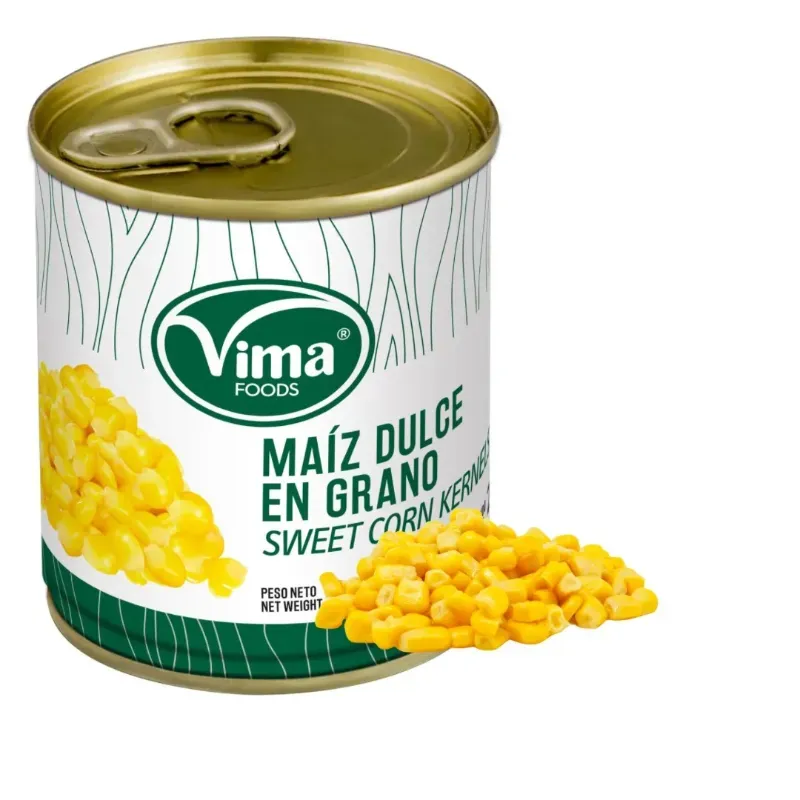 Maíz dulce en grano 