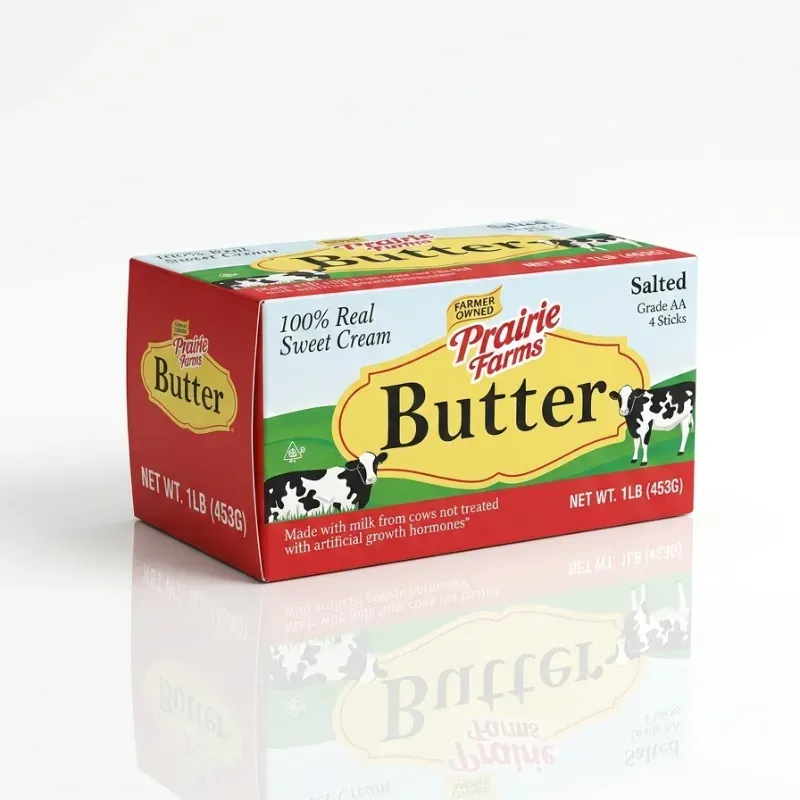 Mantequilla con Sal PRAIRIE - 1 libra (aprox. 454 g)