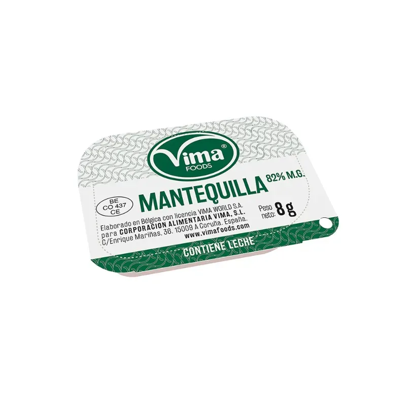 Mantequilla sin sal VIMA - 8g