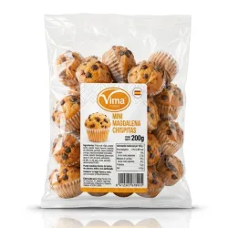 Mini Magdalenas con Chispas de Chocolate Vima - 200 g