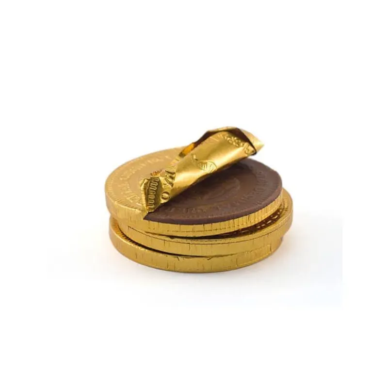 Monedas de chocolate