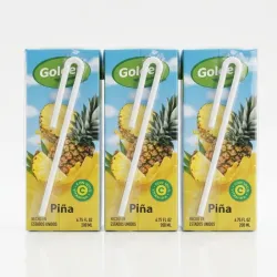 Pack de Jugo de Piña GOLIATH - 3 unidades × 200 ml