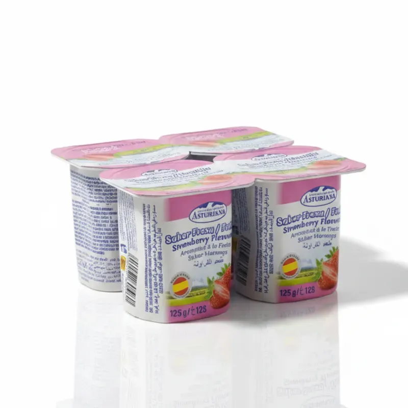 Pack de yogurt La Asturiana sabor Fresa 4x125g