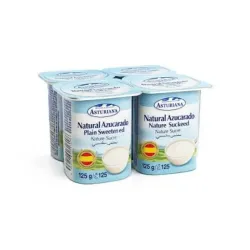 Pack de yogurt La Asturiana sabor Natural 4x125g