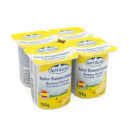 Pack de yogurt La Asturiana sabor Platano 4x125g