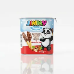 Palitos con Crema de Cacao y Avellanas Jimmy Panda - 52 g