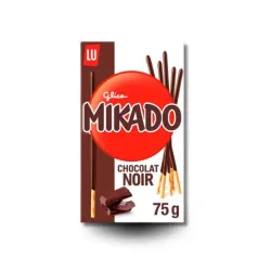 Palitos de Galletas Mikado de Chocolate Negro Lu - 75g