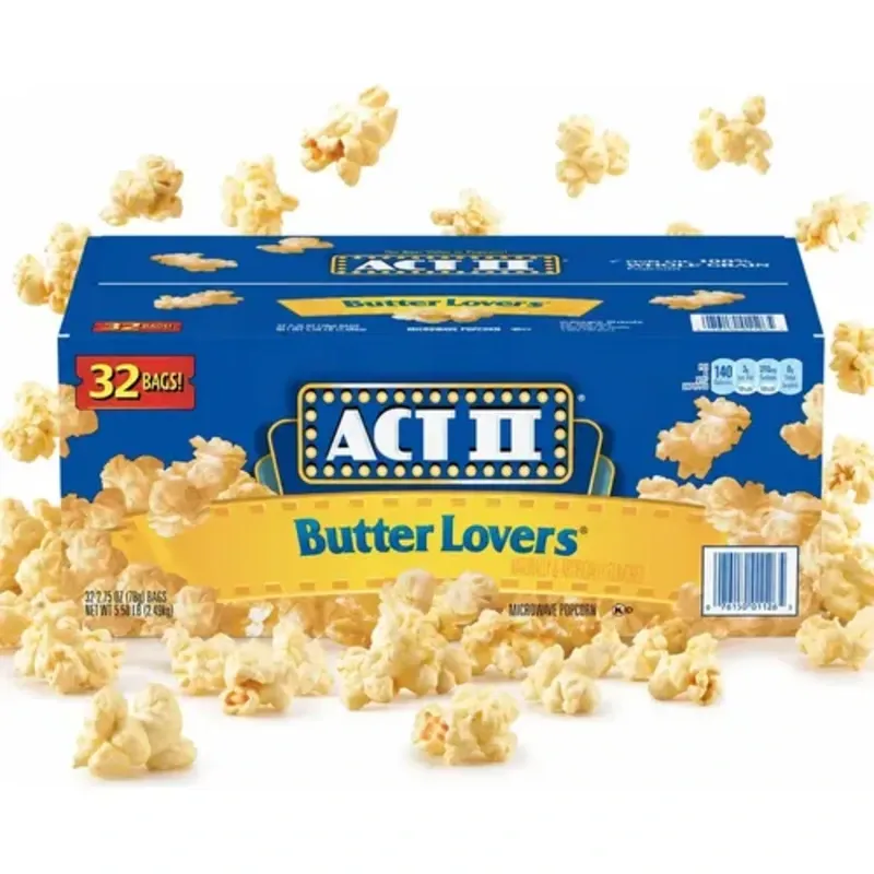 Palomitas de Maíz Act II con sabor a mantequilla - 78 g