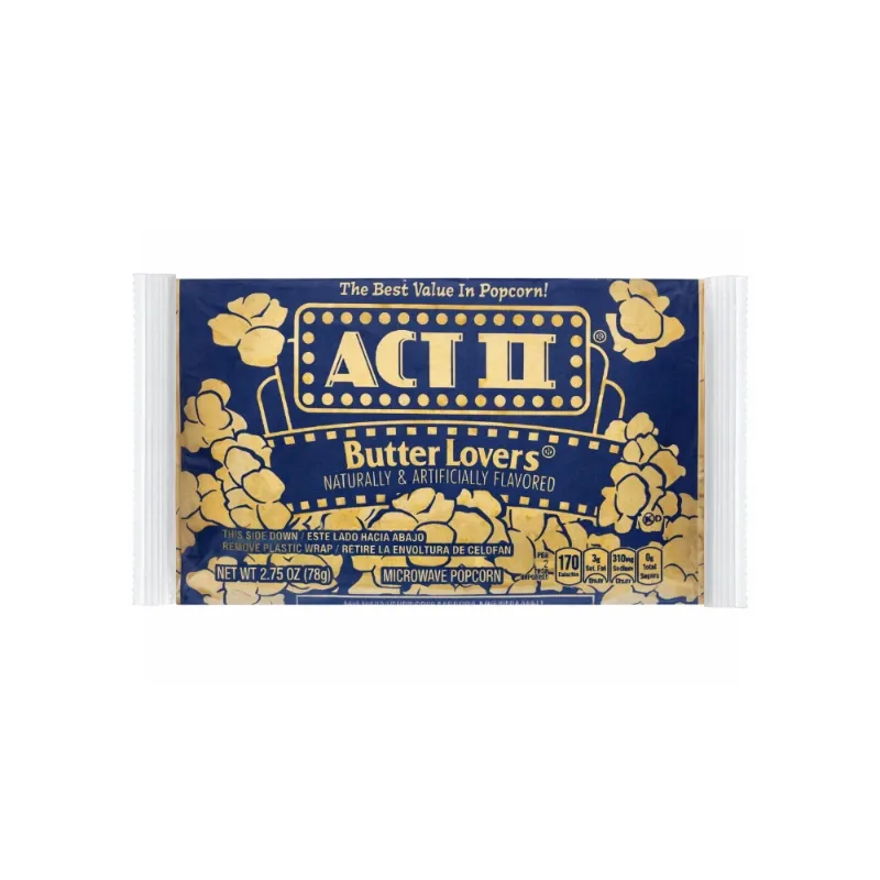 Palomitas de Maíz Act II con sabor a mantequilla - 78 g