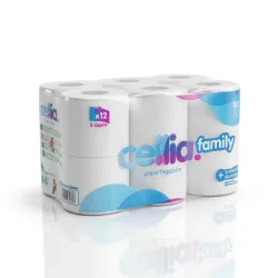 Papel Higiénico Cellia - 12 rollos