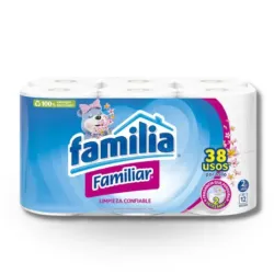 Papel Higiénico Familiar Familia - Pack 12 rollos