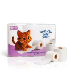 Papel Higiénico Whisker Soft – Paquete de 12 rollos