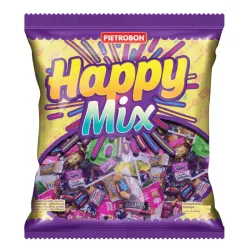 Paquete de caramelos y chupetines surtidos 