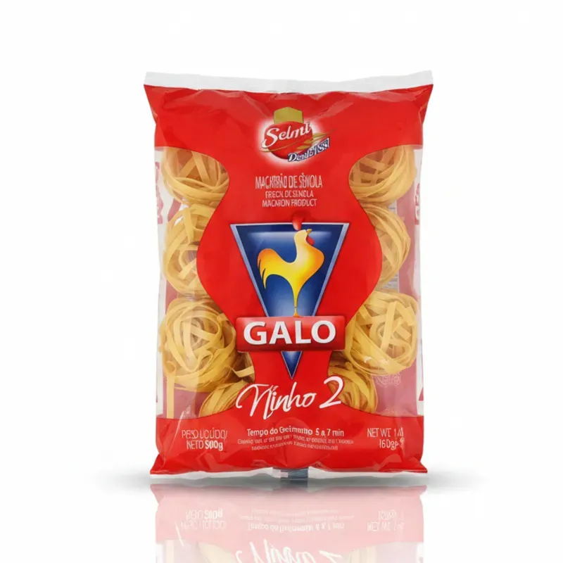 Pasta tallarines en forma de Nido Galo