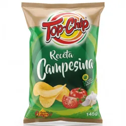 Patatas Fritas Top-Chip Receta Campesina - Bolsa de 145 g