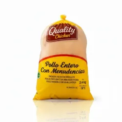 Pollo Entero con Menudencias Quality- 2.4kg
