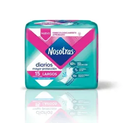 Protectores Diarios Nosotras - 15 unidades