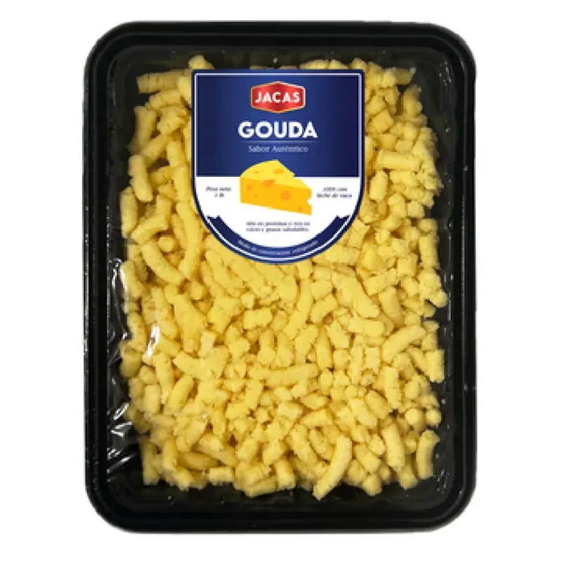 Queso Gouda Tregar molido en Bandeja sellado al vacío 
