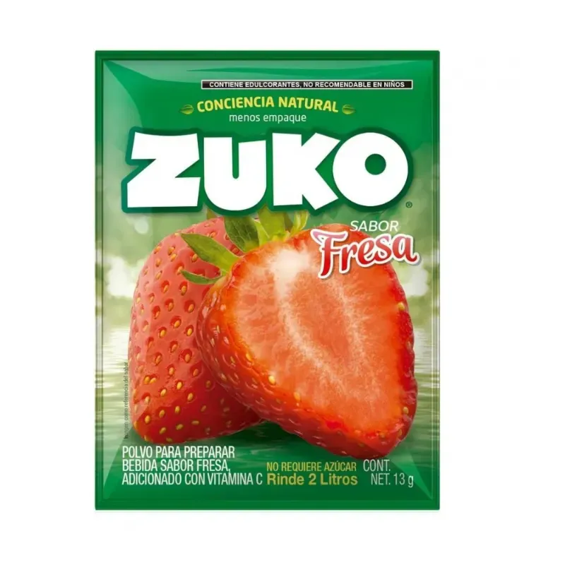 Refresco Zuko de Fresa