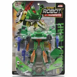 ¡Robot Transformer 2 en 1 - Comandante Todoterreno ZIYU TOYS!