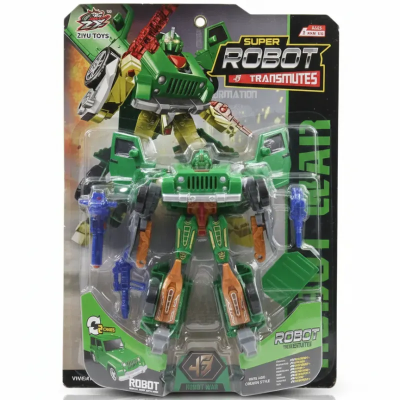 ¡Robot Transformer 2 en 1 - Comandante Todoterreno ZIYU TOYS!