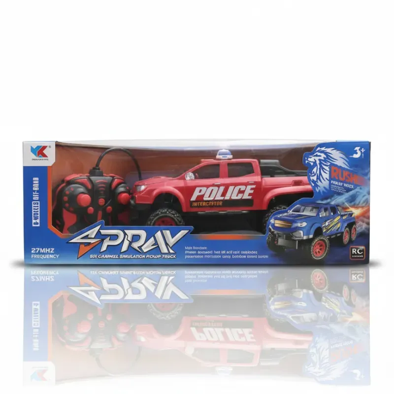 RUSHING POLICE PICKUP: La Máquina de Patrulla 6x6 con Turbo-Spray