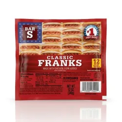 Salchichas Clásicas Bar-S Classic Franks - Paquete de 12 oz (340 g)
