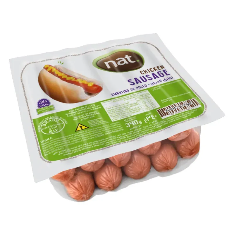 Salchichas de pollo 