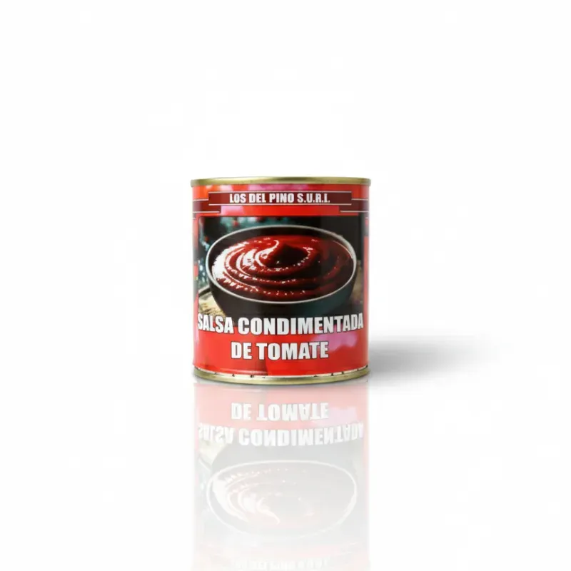 Salsa Condimentada de Tomate de Producción Nacional Los del Pino