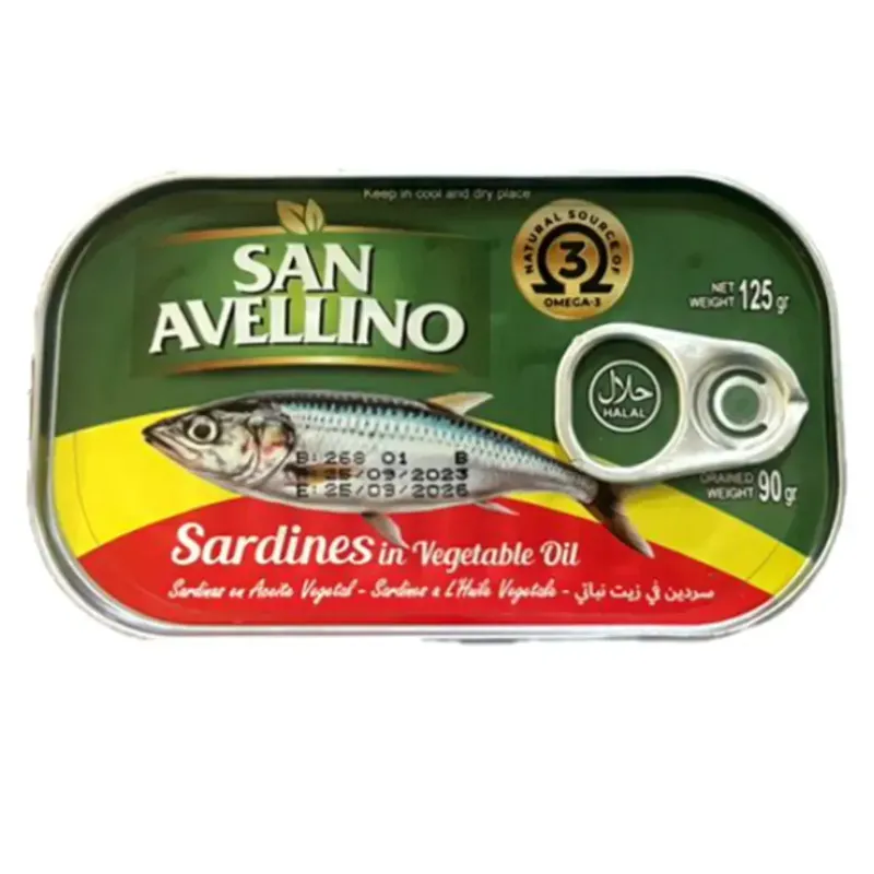 Sardinas en Aceite Vegetal 