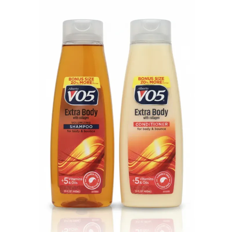 Shampoo y Acondicionador Extra Body con colageno 