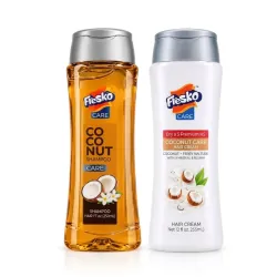 Shampoo y Acondicionador Fresko de Coco - 355 ml cada uno