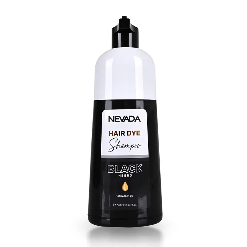 Shampu cubre canas color negro