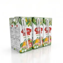 Sixpack de jugo coctel Badelli