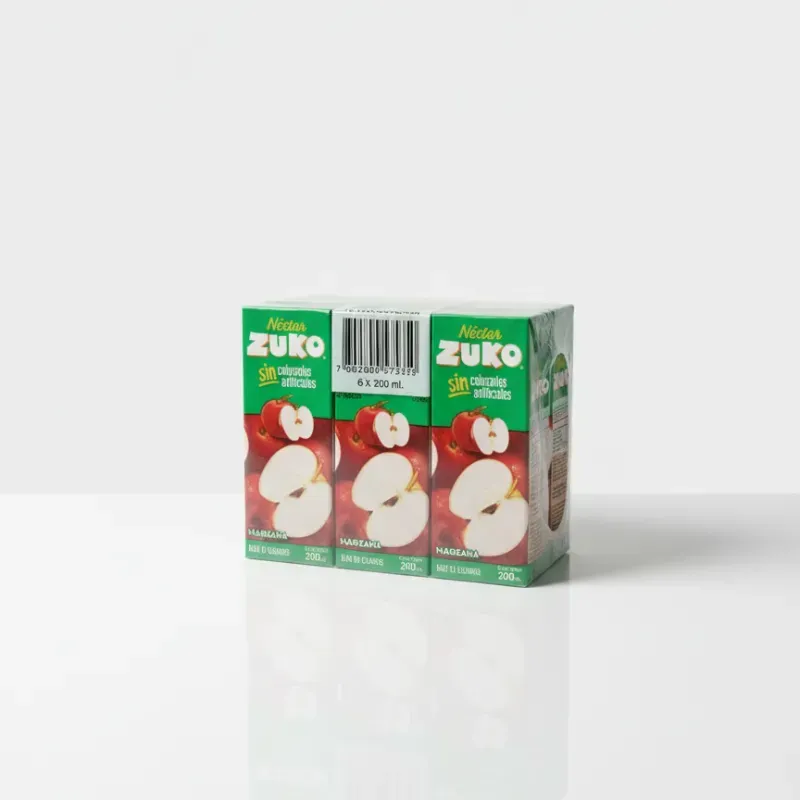 Sixpack de jugo de manzana 