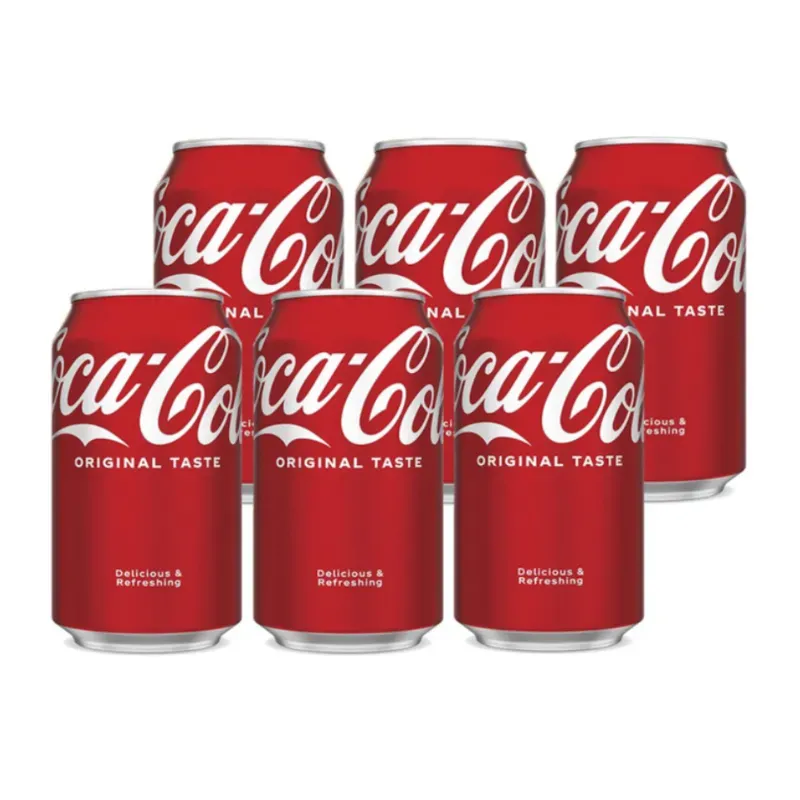 Sixpack de refresco Coca Cola 