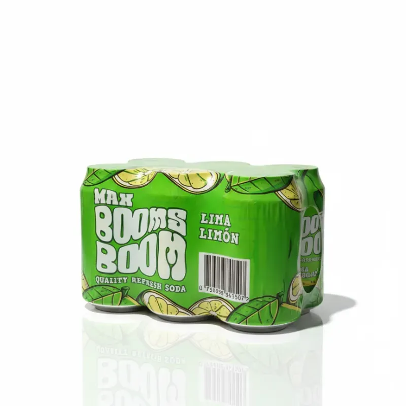 Sixpack de refresco gaseado de Limón importado 
