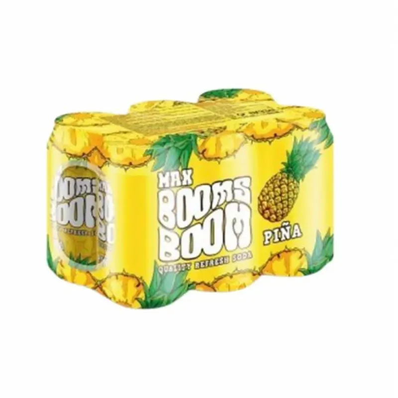 Sixpack de Refresco gaseado de piña 