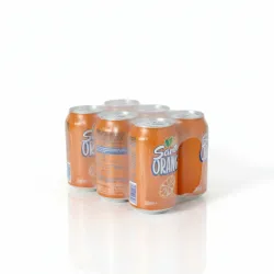 Sixpack de Refresco Santa de Naranja - 6 latas x 330 ml