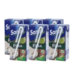 Sixpacks de jugo de Pera 