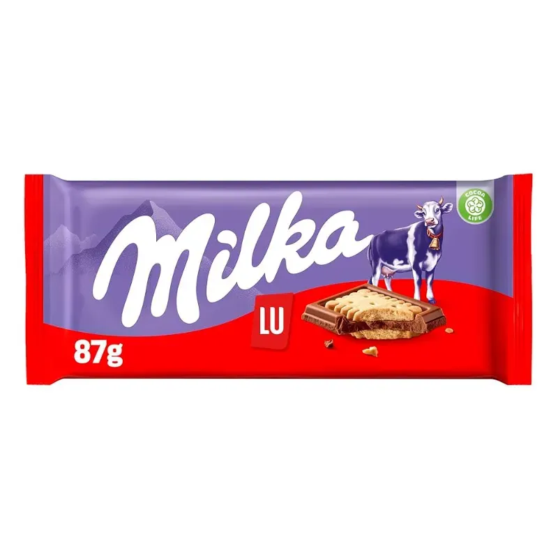 Tableta de Chocolate Milka Sandwich LU - 87g