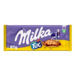 Tableta de chocolate Milka Tuc - 87g