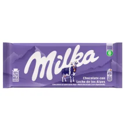 Tableta Milka Chocolate con leche de los alpes - 90g