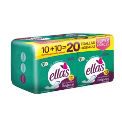 Toallas higiénicas Delgadas económicas Ellas