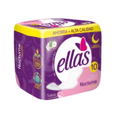 Toallas Higiénicas Nocturnas Ellas 