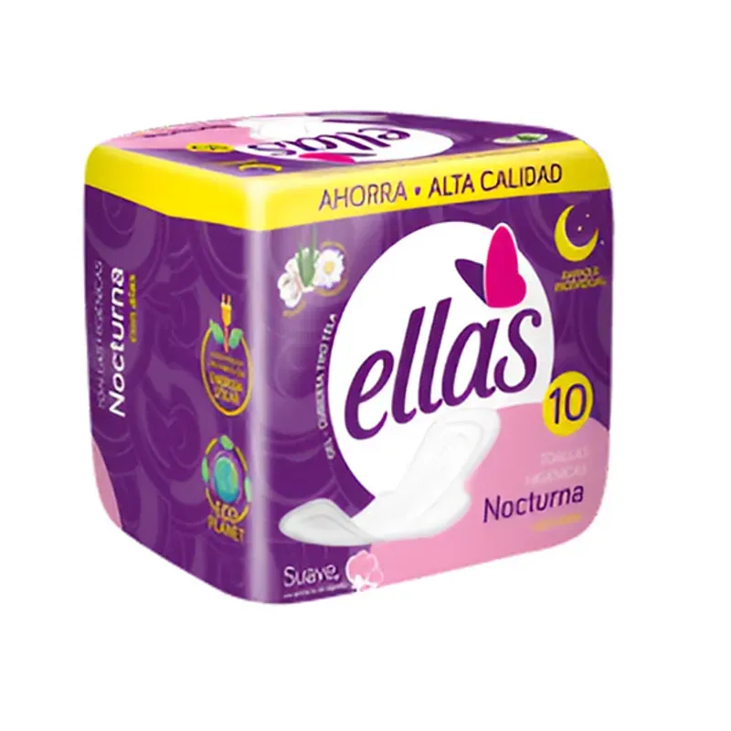 Toallas Higiénicas Nocturnas Ellas 