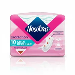 Toallas Higiénicas Nosotras Maxi Pads - Pack 10 unidades