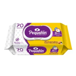 Toallitas Húmedas de Almendra Pequeñín - 70 unidades