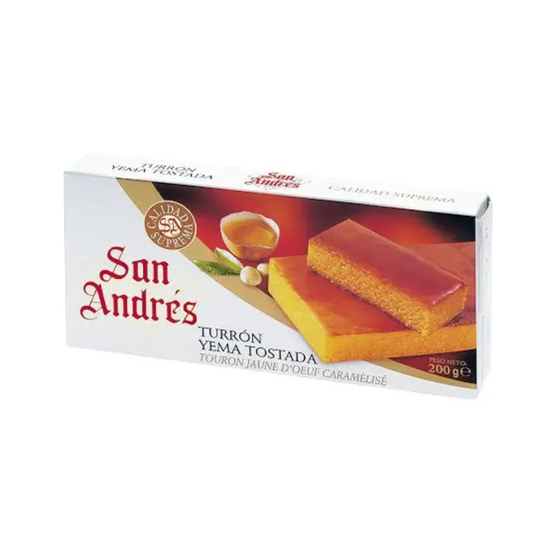 Turrón de Yema Tostada San Andrés - 200g
